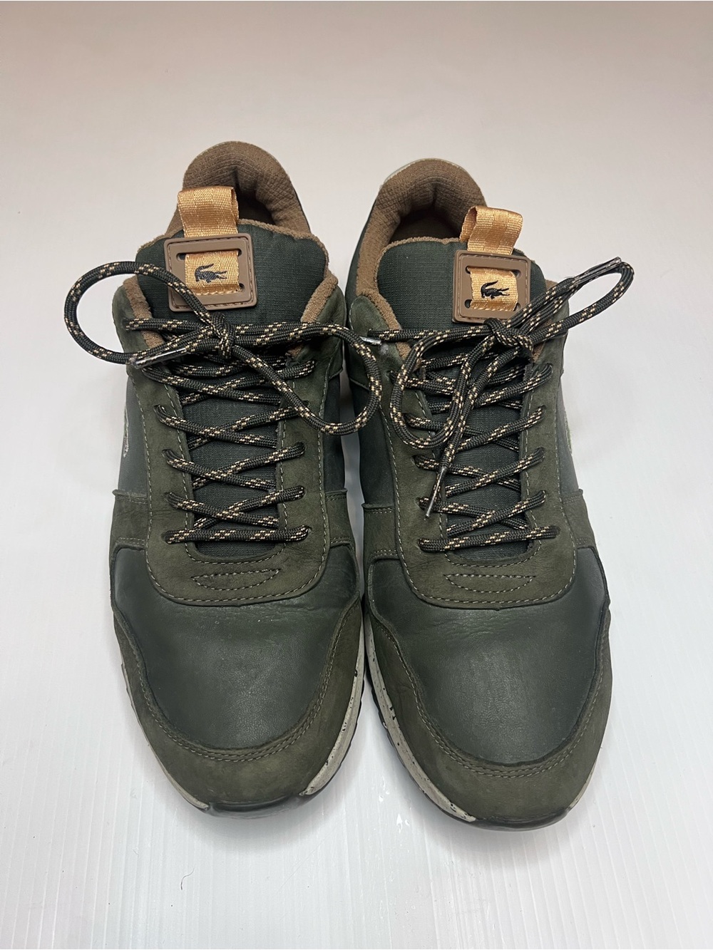 Lacoste Joggeur 2.0 222 1 SMA Men's Green & Brown Sneakers US 12